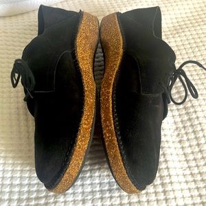 Birkenstock, Gary Oxford, Men’s US:12.5, EU:45, Black, Suede Shoes